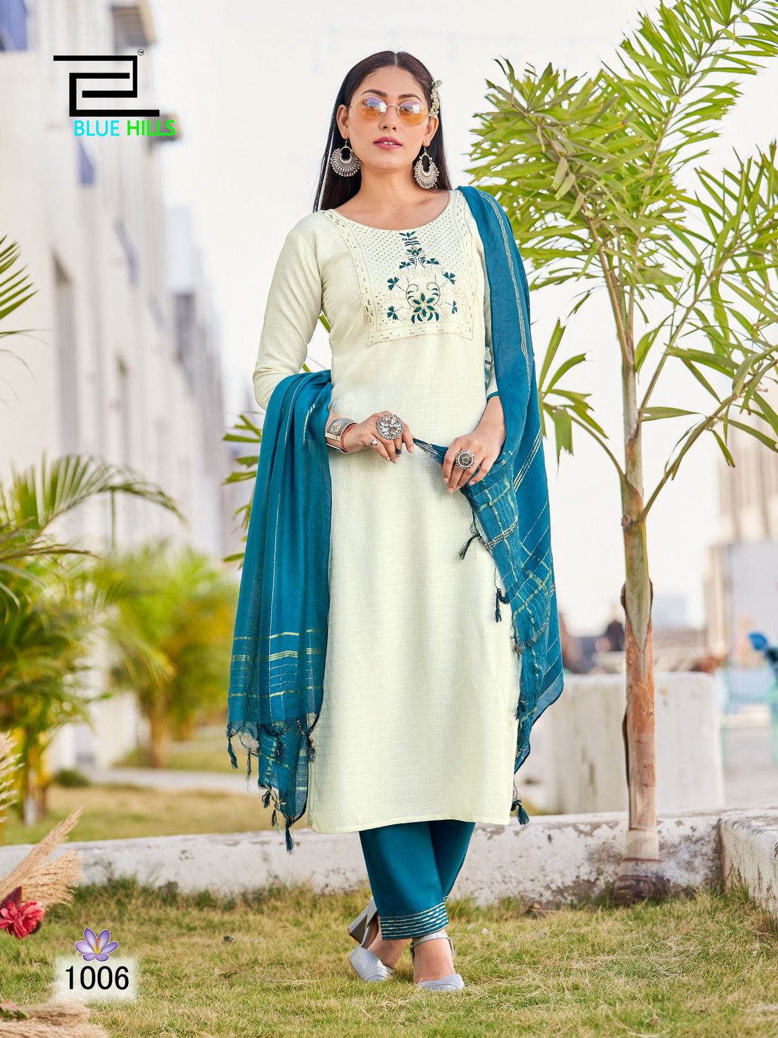 Blue Hills Skyline Vol 15 Readymade Suits Catalog
